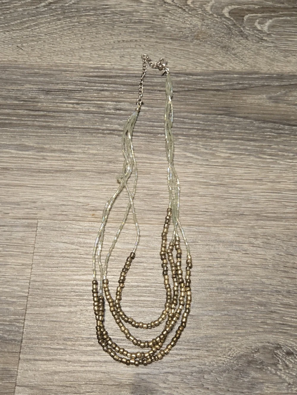 Vintage Avon Seed Bead Multistrand Necklace